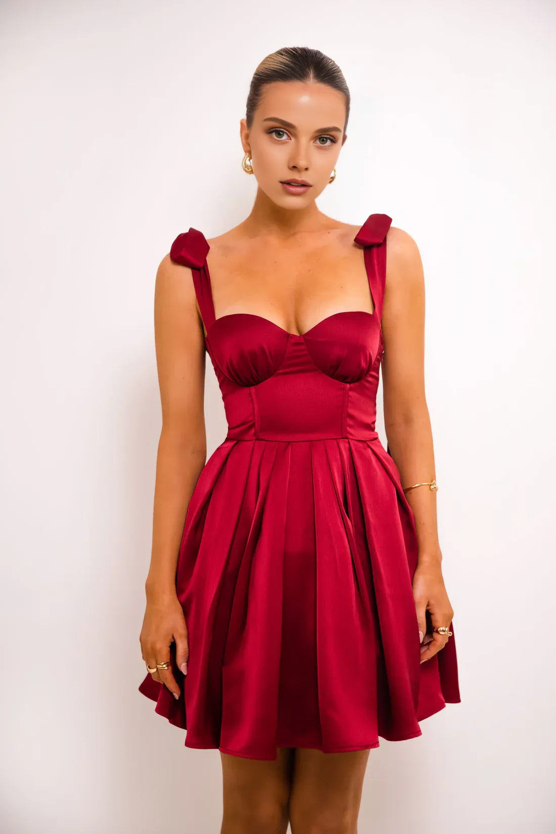 Charming A-Line Square Neck Sleeveless Lace Up Short-Mini Prom Dress